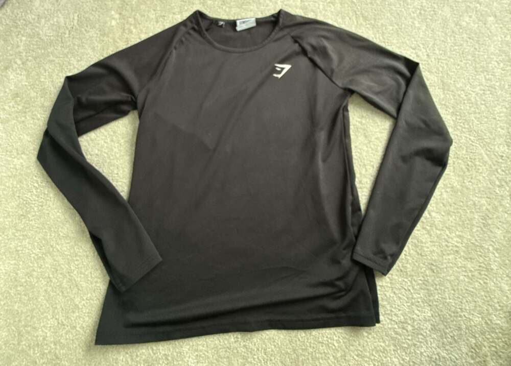 Gymshark Arrival Long Sleeve T-Shirt Black